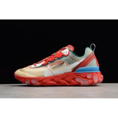 Nike Erkek React Element 87 Kırmızı / Açık Yeşil Koşu Ayakkabısı Türkiye - YUHY0VUL